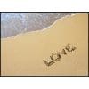 Love Text In Sand