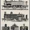 Vintage Steamtrain Illustration